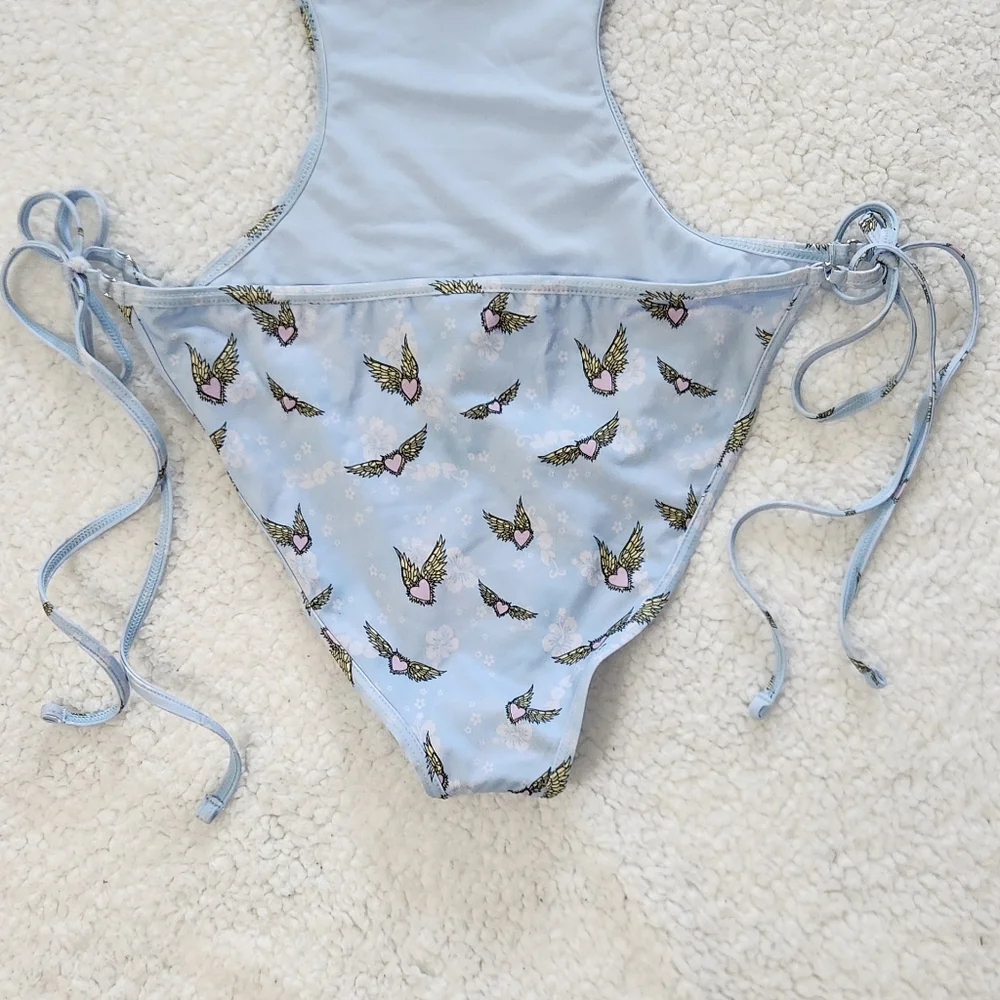 New!Frankies Bikini X‎ Victoria Secrets Amalia  One Piece Cut-out Swimsuit